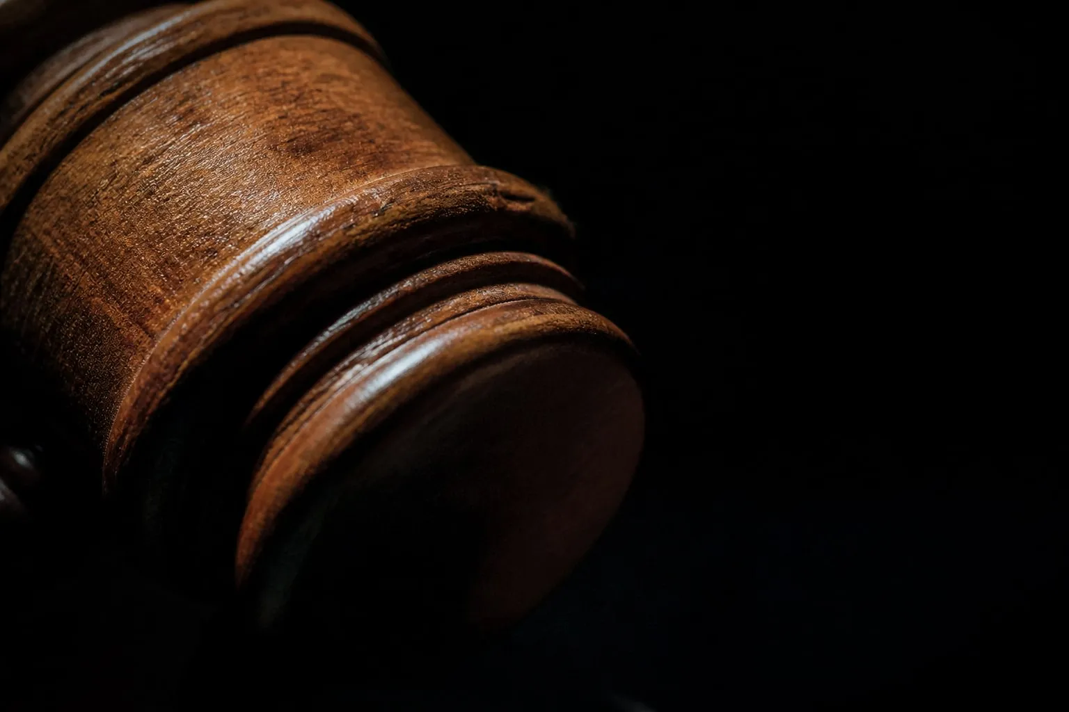 Editorial illustration: auction gavel wooden close up